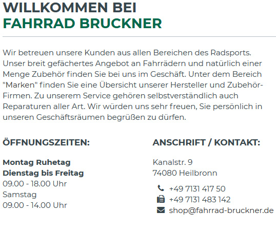 Fahrräder, Werkstatt in  Nattheim, Bachhagel, Herbrechtingen, Königsbronn, Giengen (Brenz), Dischingen, Neresheim oder Syrgenstein, Zöschingen, Heidenheim (Brenz)
